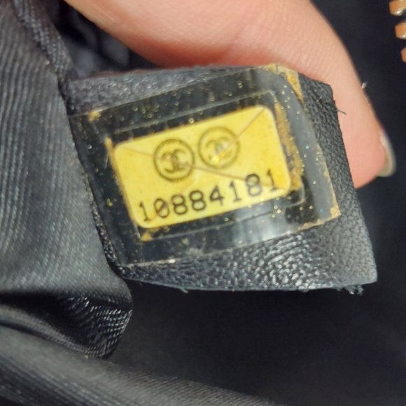 CHANEL Black Velour Velvet CC Bowler Shoulder Bag - Picture 17 of 17